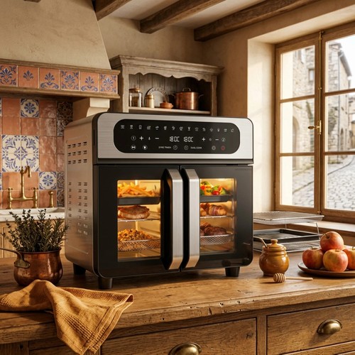 23l dual zone air fryer - zone,