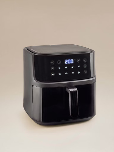 Air fryer home black - air,