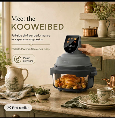 Kooweibed 1500w air fryer - kooweibed,