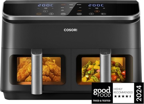 Dual air fryer clear - dual, 8.5l,