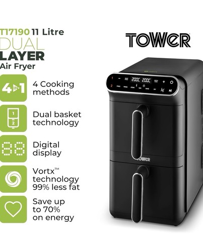 Tower 11l twin stack air - tower,