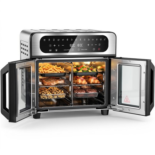 23l dual zone air fryer - air,