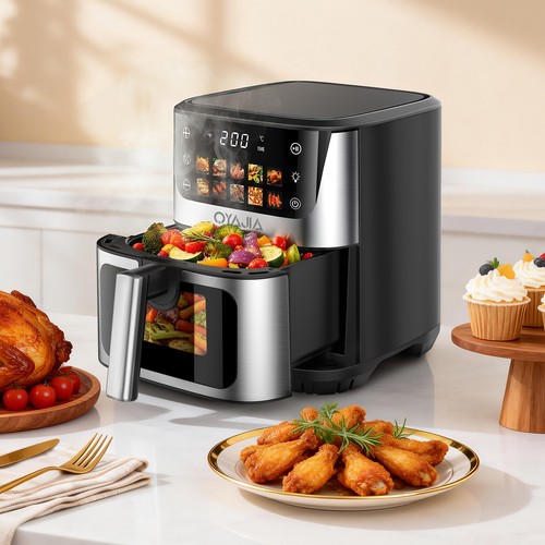 Large air fryer 1800w low - fryer,